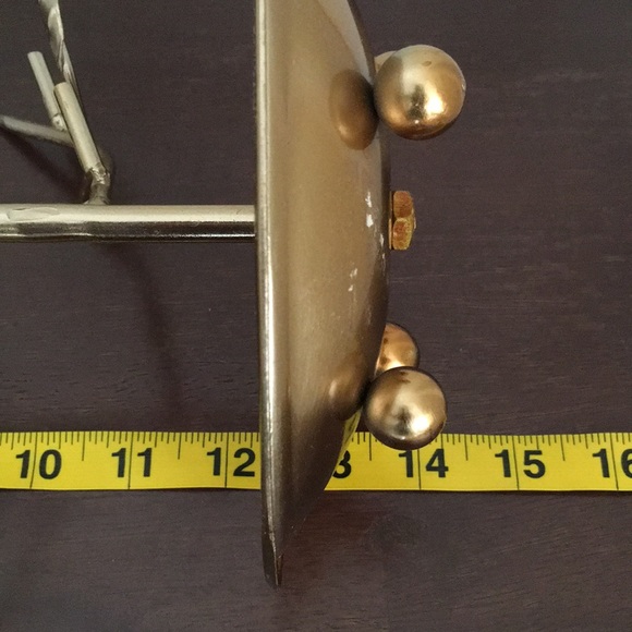 Jewelry Necklace Stand Gold Color Bird Tree Branches Leaves Base bowl - Picture 8 of 11